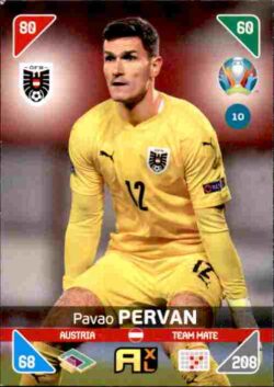 2020 Panini Euro 2020 Kick off Adrenalyn XL #010 Pavao Pervan