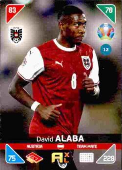 2020 Panini Euro 2020 Kick off Adrenalyn XL #012 David Alaba