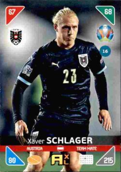 2020 Panini Euro 2020 Kick off Adrenalyn XL #016 Xaver Schlager