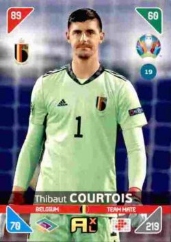 2020 Panini Euro 2020 Kick off Adrenalyn XL #019 Thibaut Courtois