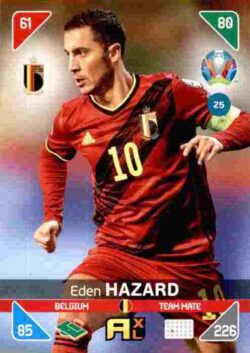 2020 Panini Euro 2020 Kick off Adrenalyn XL #025 Eden Hazard