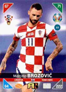 2020 Panini Euro 2020 Kick off Adrenalyn XL #033 Marcelo Brozovic