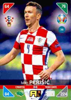 2020 Panini Euro 2020 Kick off Adrenalyn XL #035 Ivan Perisic