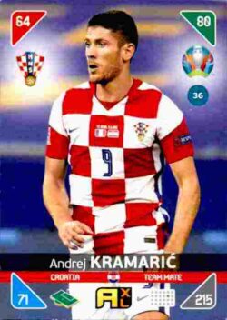 2020 Panini Euro 2020 Kick off Adrenalyn XL #036 Andrej Kramaric