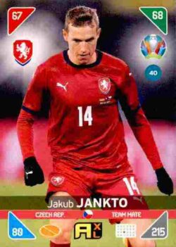 2020 Panini Euro 2020 Kick off Adrenalyn XL #040 Jakub Jankto