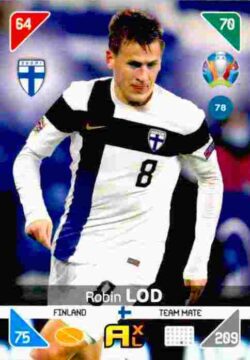 2020 Panini Euro 2020 Kick off Adrenalyn XL #078 Robin Lod