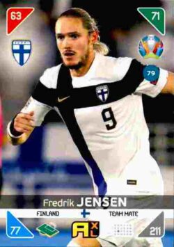 2020 Panini Euro 2020 Kick off Adrenalyn XL #079 Fredrik Jensen