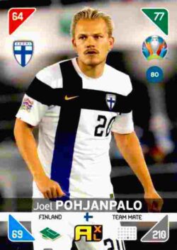 2020 Panini Euro 2020 Kick off Adrenalyn XL #080 Joel Pohjanpalo