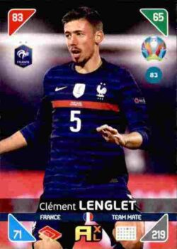 2020 Panini Euro 2020 Kick off Adrenalyn XL #083 Clement Lenglet