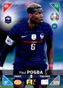 2020 Panini Euro 2020 Kick off Adrenalyn XL #087 Paul Pogba