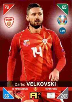 2020 Panini Euro 2020 Kick off Adrenalyn XL #119 Darko Velkovski