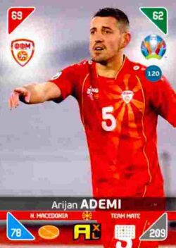 2020 Panini Euro 2020 Kick off Adrenalyn XL #120 Arijan Ademi