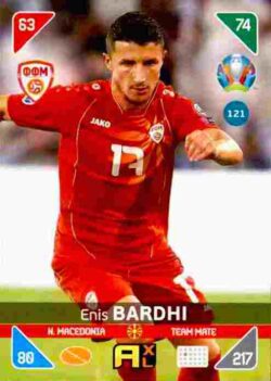 2020 Panini Euro 2020 Kick off Adrenalyn XL #121 Enis Bardhi