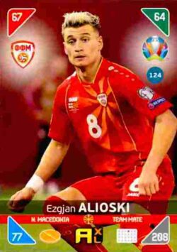 2020 Panini Euro 2020 Kick off Adrenalyn XL #124 Ezgjan Alioski