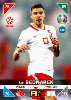 2020 Panini Euro 2020 Kick off Adrenalyn XL #138 Jan Bednarek