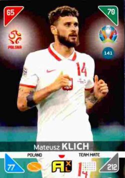 2020 Panini Euro 2020 Kick off Adrenalyn XL #141 Mateusz Klich