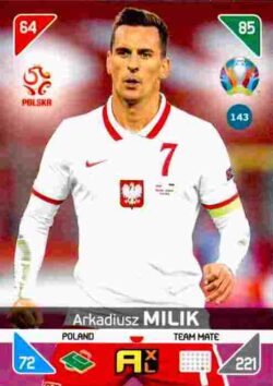 2020 Panini Euro 2020 Kick off Adrenalyn XL #143 Arkadiusz Milik