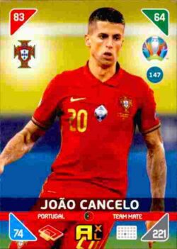 2020 Panini Euro 2020 Kick off Adrenalyn XL #147 Joao Cancelo