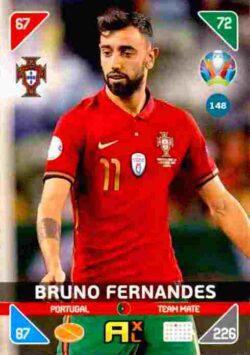 2020 Panini Euro 2020 Kick off Adrenalyn XL #148 Bruno Fernandes