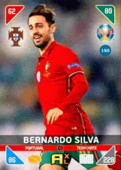 2020 Panini Euro 2020 Kick off Adrenalyn XL #150 Bernardo Silva