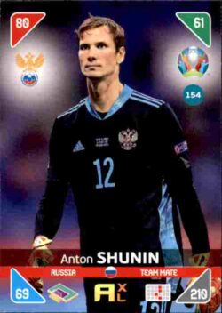 2020 Panini Euro 2020 Kick off Adrenalyn XL #154 Anton Shunin