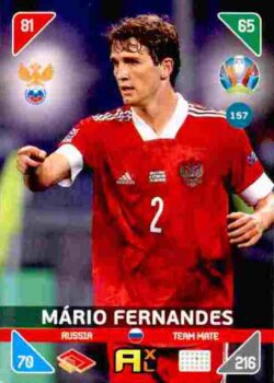 2020 Panini Euro 2020 Kick off Adrenalyn XL #157 Mario Fernandes