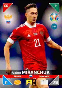 2020 Panini Euro 2020 Kick off Adrenalyn XL #161 Anton Miranchuk