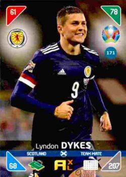 2020 Panini Euro 2020 Kick off Adrenalyn XL #171 Lyndon Dykes