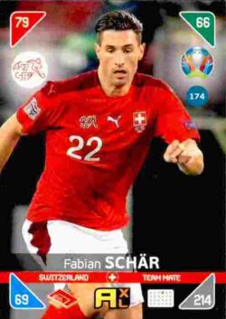 2020 Panini Euro 2020 Kick off Adrenalyn XL #174 Fabian Schar