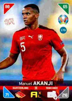 2020 Panini Euro 2020 Kick off Adrenalyn XL #175 Manuel Akanji