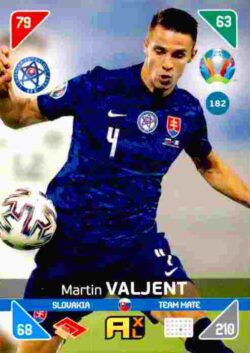 2020 Panini Euro 2020 Kick off Adrenalyn XL #182 Martin Valjent