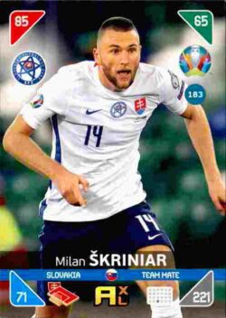 2020 Panini Euro 2020 Kick off Adrenalyn XL #183 Milan Skriniar