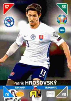 2020 Panini Euro 2020 Kick off Adrenalyn XL #184 Patrik Hrosovsky