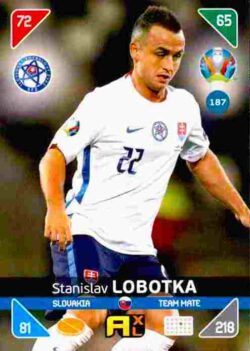 2020 Panini Euro 2020 Kick off Adrenalyn XL #187 Stanislav Lobotka