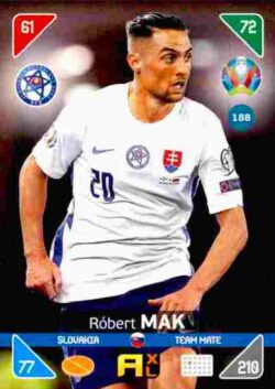 2020 Panini Euro 2020 Kick off Adrenalyn XL #188 Robert Mak