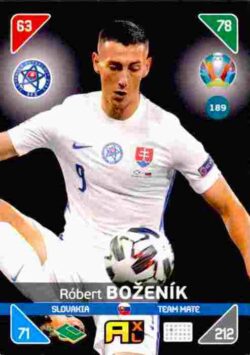 2020 Panini Euro 2020 Kick off Adrenalyn XL #189 Robert Bozenik