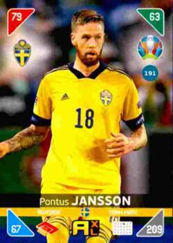 2020 Panini Euro 2020 Kick off Adrenalyn XL #191 Pontus Jansson