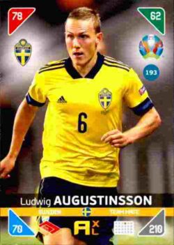 2020 Panini Euro 2020 Kick off Adrenalyn XL #193 Ludwig Augustinsson