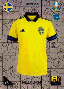 2020 Panini Euro 2020 Kick off Adrenalyn XL #194 Sweden Jersey