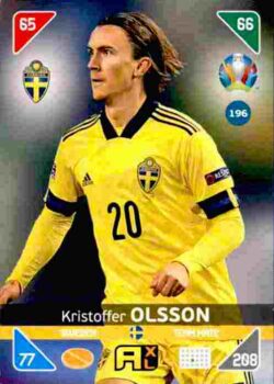 2020 Panini Euro 2020 Kick off Adrenalyn XL #196 Kristoffer Olsson