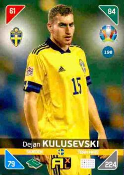 2020 Panini Euro 2020 Kick off Adrenalyn XL #198 Dejan Kulusevski