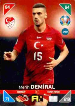 2020 Panini Euro 2020 Kick off Adrenalyn XL #200 Merih Demiral