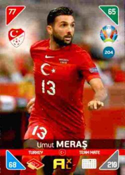 2020 Panini Euro 2020 Kick off Adrenalyn XL #204 Umut Meras