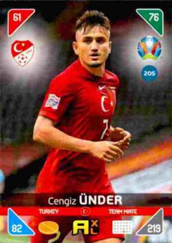 2020 Panini Euro 2020 Kick off Adrenalyn XL #205 Cengiz Under