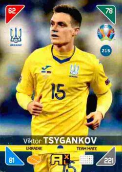 2020 Panini Euro 2020 Kick off Adrenalyn XL #215 Viktor Tsygankov