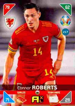 2020 Panini Euro 2020 Kick off Adrenalyn XL #217 Connor Roberts