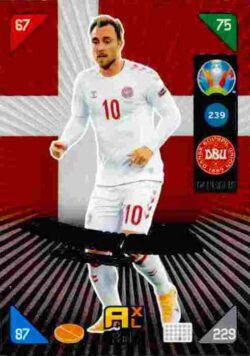 2020 Panini Euro 2020 Kick off Adrenalyn XL #239 Christian Eriksen