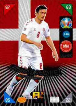 2020 Panini Euro 2020 Kick off Adrenalyn XL #240 Thomas Delaney