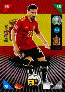 2020 Panini Euro 2020 Kick off Adrenalyn XL #245 Jesus Navas