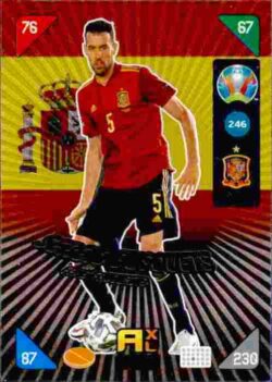 2020 Panini Euro 2020 Kick off Adrenalyn XL #246 Sergio Busquets